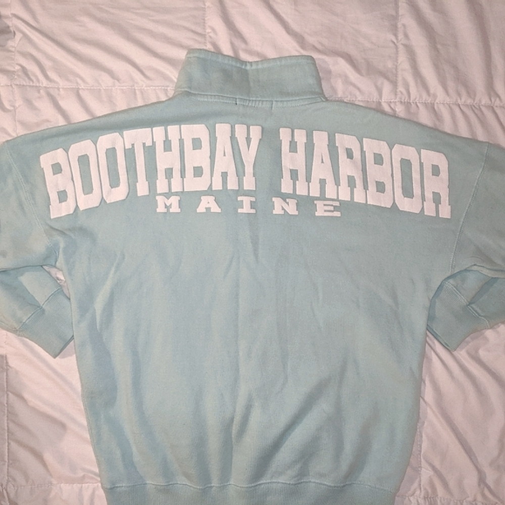 Boothbay Maine Spirit Jersey Quarter zip